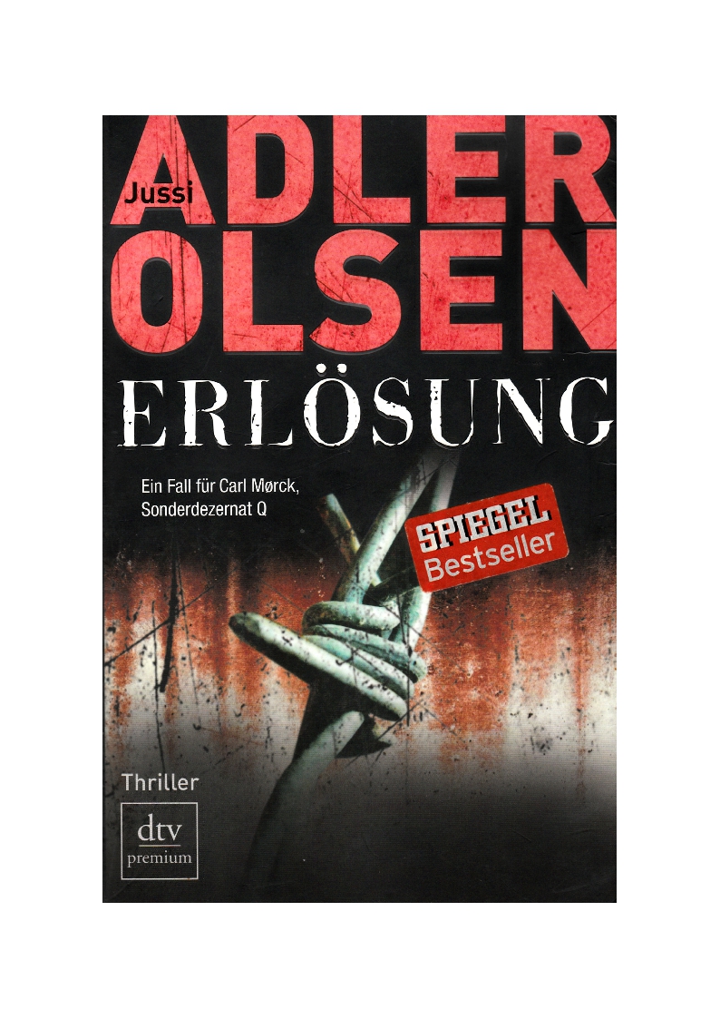 Adler-Olsen, Erlösung - Der dritte Fall für Carl Mørck, Sonderdezernat Q, Thrill
